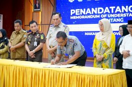 Kanwil Kemenkumham Sulsel bersama Kejaksaan Tinggi Jalin Kerjasama Terkait Program Terpadu Pelayanan Hukum