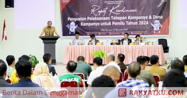 KPU Rakor Bahas Tahapan dan Dana Kampanye Pileg dan Pilpres 2024