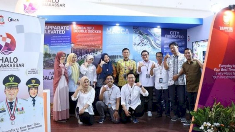 Bappeda Makassr Hadiri Pameran Jakarta Kreatif Expo 2023 di Jakarta