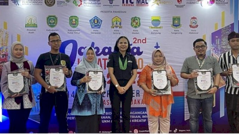 Selamat , Halo Makassar Raih Juara 2 Kategori Booth Terbaik di Pameran Jakarta Kreatif Expo 2023