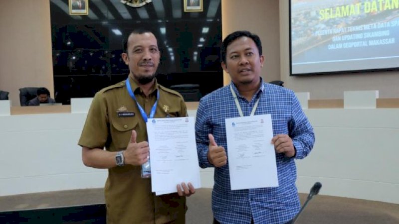 Bidang IPW Bappeda Makassar Gelar Rapat Teknis Meta Data Spasial