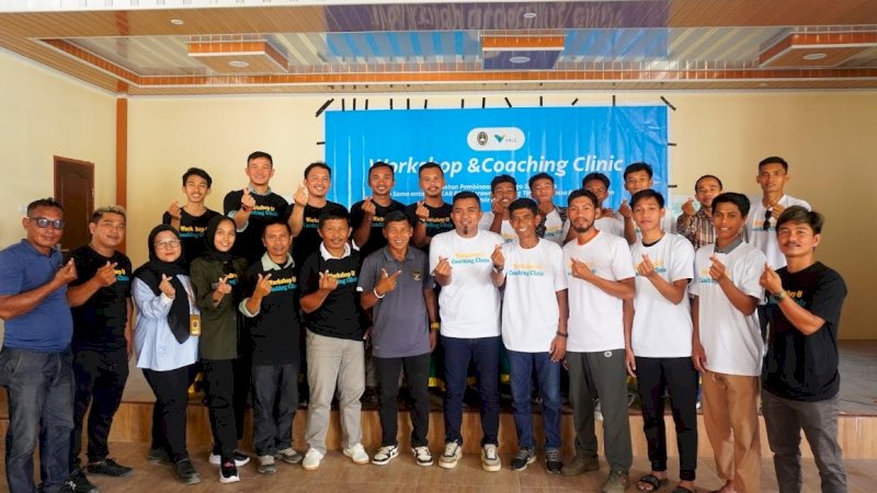 Workshop & Coaching Clinic di Balai Desa Le-Le, Kecamatan Bahodopi, Morowali, Sulawesi Tengah. Kegiatan ini berlangsung 18 hingga 20 November 2023. (Foto: PT Vale Indonesia)
