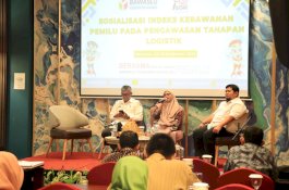 Bawaslu Barru Sosialisasi Indeks Kerawanan Pemilu Pengawasan Logistik