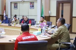 Pj Wali Kota Parepare Lepas Arak-arakan Atlet Sepak Takraw Sulsel Peraih Emas di Cina