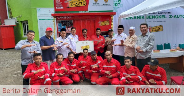 Baznas Sulsel Launching Program Z-Auto Baznas RI dan Pelatihan Mekanik Bengkel Z-Auto