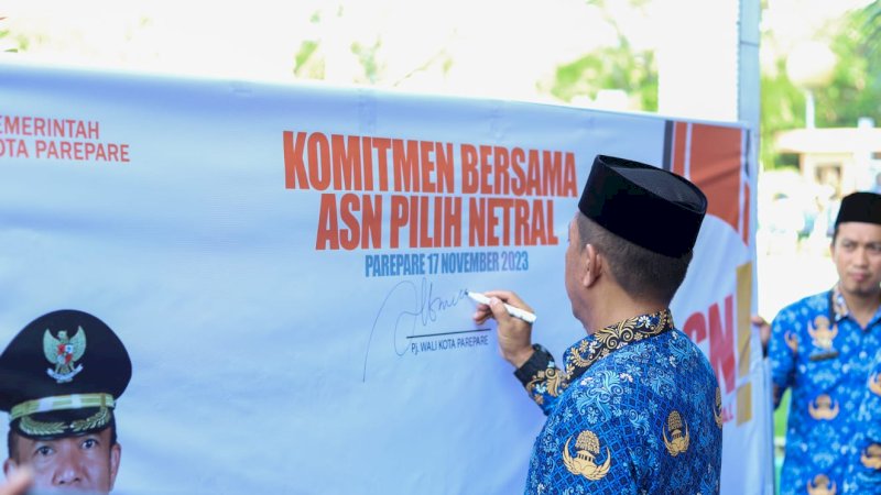 Jadi Irup HUT Korpri, PJ Wali Kota Parepare Tekankan Netralitas ASN di Pemilu 2024