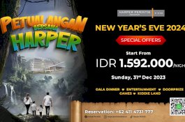 Sambut Malam Pergantian Tahun Harper Perintis Tawarkan Paket NYE Hanya Rp1,592,000