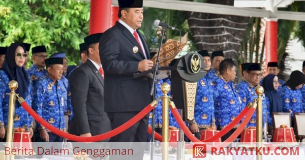 Hut Korpri Pj Gubernur Sulsel Ingatkan Asn Pentingnya Kemampuan Bekerja Sama Di Era Digital