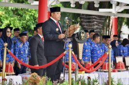 HUT Korpri, Pj Gubernur Sulsel Ingatkan ASN Pentingnya Kemampuan Bekerja Sama di Era Digital