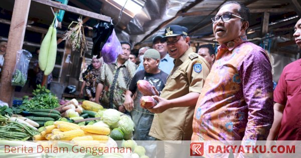 Sidak Pasar Jelang Nataru, Pj Gubernur Sulsel: Harga Cabai Stabil, Stabil Naiknya