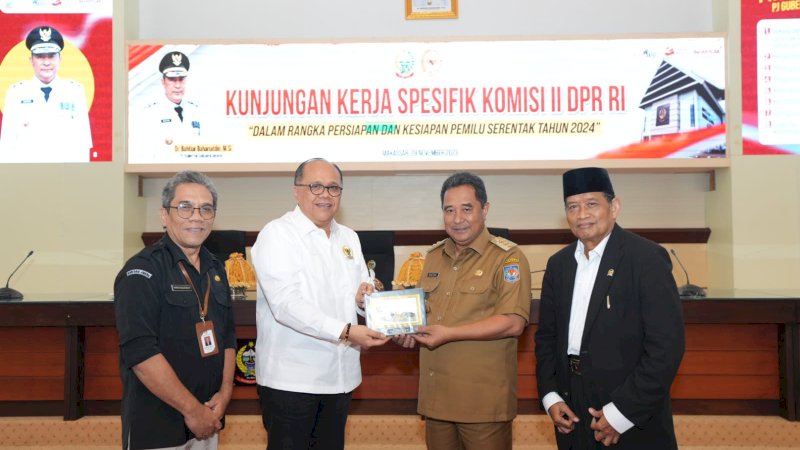 Komisi II DPR RI Apresiasi Upaya Pemprov Sulsel Sukseskan Pemilukada 2024