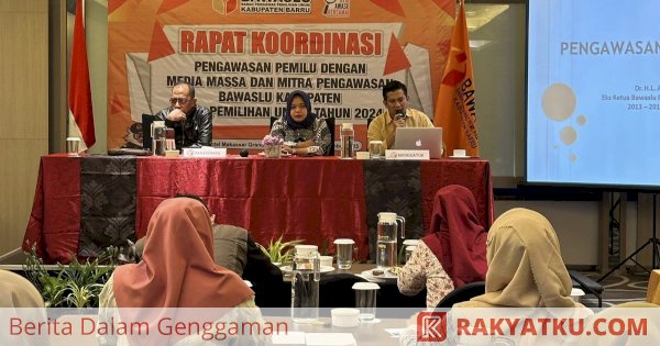 Awasi Pemilu, Bawaslu Barru Rapat Koordinasi Bersama Media Massa