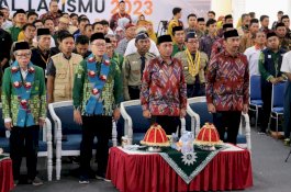 Bersama Wabup, Bupati Wajo Hadiri Temu Nasional Lazismu 2023