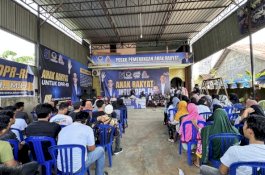 Menuju DPR RI, Rudianto Lallo Resmikan Posko Anak Rakyat di Gowa