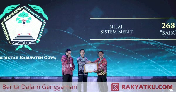 Pemkab Gowa Raih Anugerah Meritokrasi 2023 dari KASN