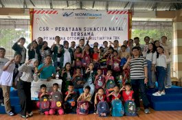 Bangun Rasa Cinta dan Kasih Sejak Dini, WOM Funance Ajak Anak Sekolah Dasar di Gowa Rayakan Momen Hari Natal & Tahun Baru ke Wisata Taman Gowa