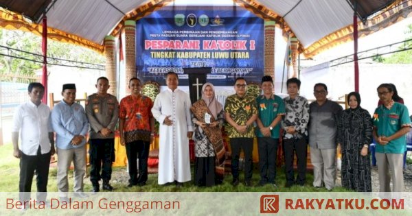 Bupati Luwu Utara Buka Pesparani Katolik 2023