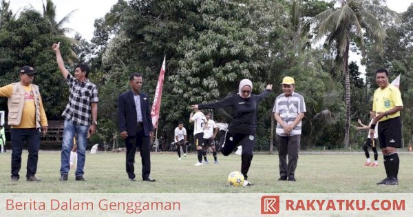 Bupati Luwu Utara Buka Turnamen Sepak Bola Kambisa Cup IV, Minta Jaga Kondusivitas