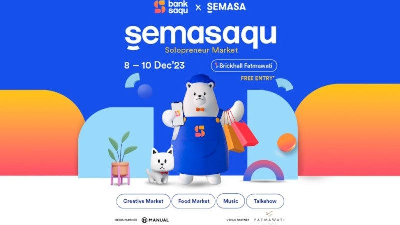 Bank Saqu berkolaborasi dengan Semasaqu produk kreativ merek lokal