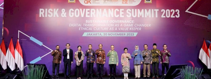 Perkuat Industri Jasa Keuangan Konsumen OJK Gelar Risk and Governance Summit 2023