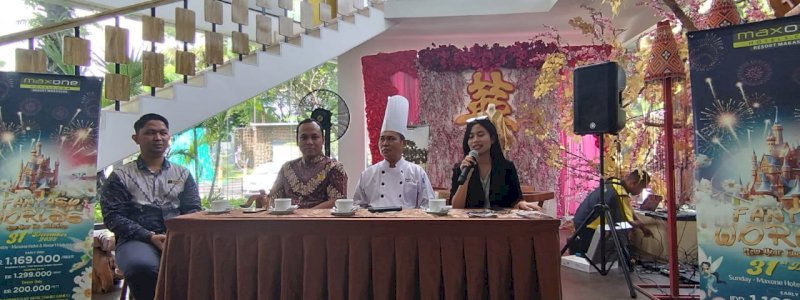 Fantasy World jadi Tema Perayaan NYE 2023 di Maxone Hotel 
