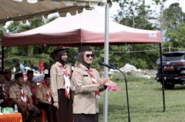 Buka Kemah Bakti, Bupati Luwu Utara: Utamakan Pendidikan Karakter