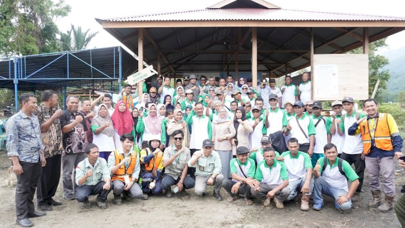 Peresmian sekaligus serah terima Sekolah Lapang Organik PT Vale Indonesia Tbk. (PT Vale) Indonesia Growth Project (IGP) Morowali di Desa Ululere, Bungku Timur, Morowali, Sulawesi Tengah, Kamis (14/12/2023). (Foto: PT Vale Indonesia)