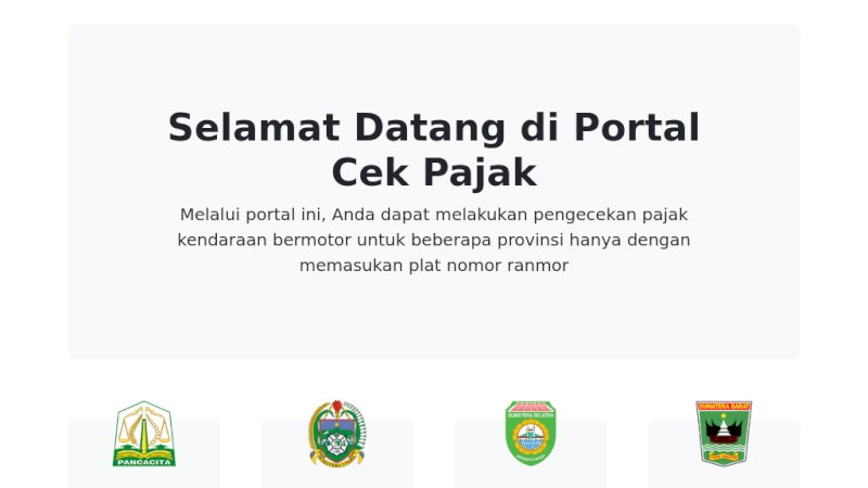 Praktis! Cek Pajak Kendaraan Online Lewat Cekpajak.id