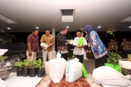 Jemput Bibit di Rujab Gubernur Sulsel, Kades Bonto Masunggu Siapkan Lahan 400 Hektare