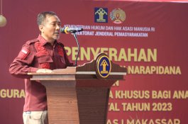 Sembilan Warga Binaan Rutan Makassar Dapat Remisi Natal 2023