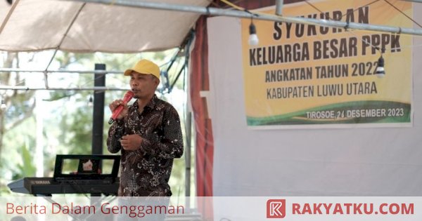 Syukuran PPPK Luwu Utara 2022, Ratusan Guru Rasakan Tanggal Muda setelah 20 Tahun Mengabdi