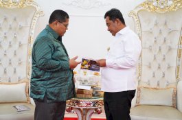 Masuk Masa Purna Tugas, Causa Iman Karana Pamit ke Pj Gubernur Sulsel