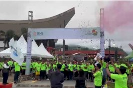 Rangkaian HUT ke-25 Tahun GMTD Ditutup Meriah dengan Fun Walk di Toraja