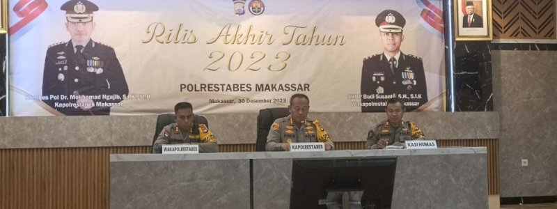 Angka Kriminalitas di Makassar Turun, Kapolrestabes Makassar: Mari Bersama Jaga Makassar