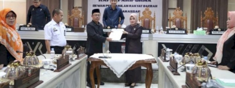 DPRD Makassar Sahkan Empat Ranperda