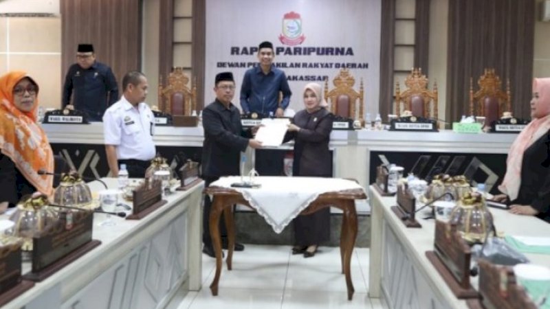 DPRD Makassar Sahkan Empat Ranperda