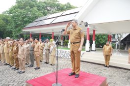 Pj Sekda Sulsel Pimpin Apel Pagi, Bahas Capaian dan Tantangan Tahun 2024