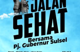 Jalan Sehat Bersama PJ Gubernur Sulsel di Parepare Banjir Hadiah, Yuk Ramaikan