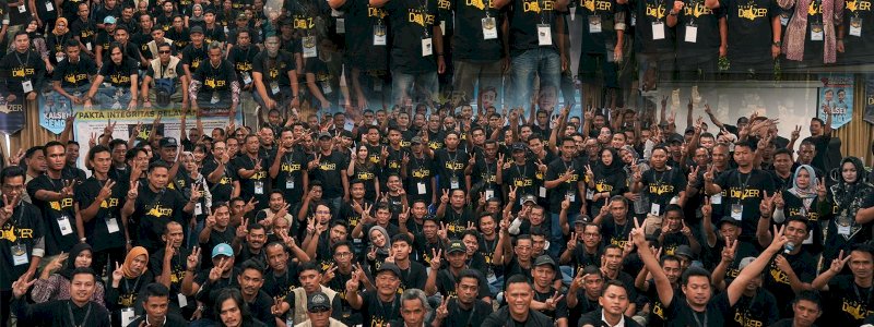 Tim Dozer Siap Menangkan Prabowo-Gibran, 100 Ribu Relawan Tersebar di Sulsel