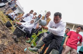 Pj Gubernur Sulsel Tanam Cabai dan Sukun di Parepare, Tekankan Pentingnya Ekonomi Hijau