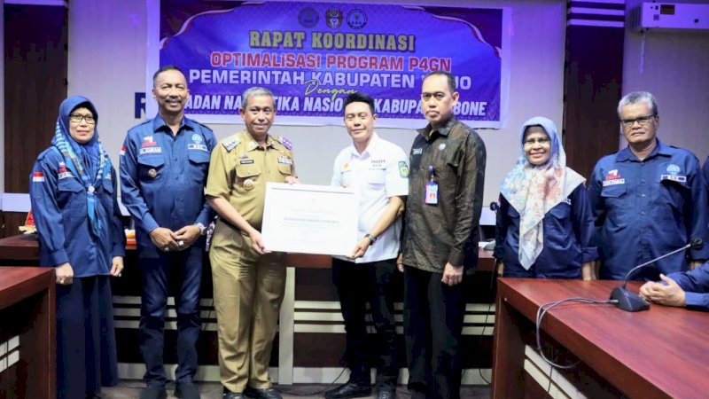 Rakor Optimalisasi Program P4GN, Kepala BNNK Bone Apresiasi Pemkab Wajo