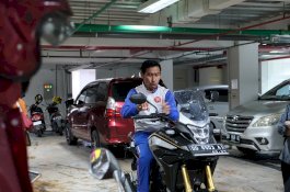 ASMO Sulsel Ajak 65 Karyawan Prodia Ikut Pelatihan Safety Riding