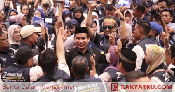 Di Depan Ribuan Relawan, Rudianto Lallo: Saya Tidak Pernah Takut Bertarung