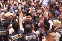 Di Depan Ribuan Relawan, Rudianto Lallo: Saya Tidak Pernah Takut Bertarung