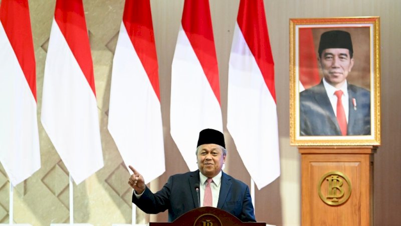 Gubernur Bank Indonesia (BI), Perry Warjiyo. (Foto: Pemprov Sulsel)