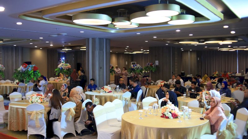 puluhan vendor pernikahan saat hadir di acara wedding organizer gathering yang digelar mercure nexa pettarani senin(22/1)