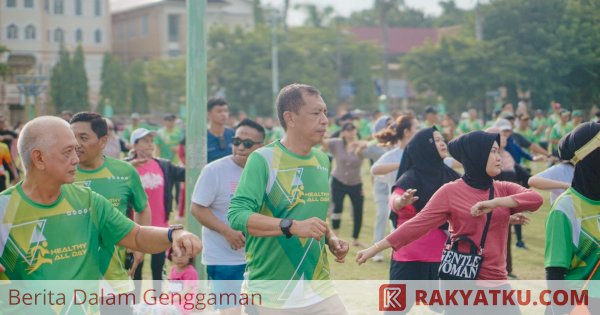 Akbar Ali Hadiri HUT ke-2 Healthy All Day, Berbaur Tanpa Sekat dengan Masyarakat Parepare