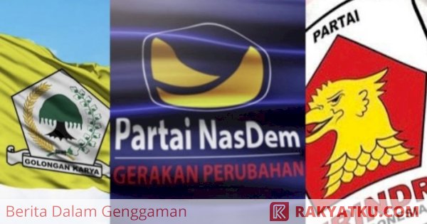 Hasil Survei Terbaru, Pilgub Sulsel Pertarungan Nasdem, Gerindra dan Golkar