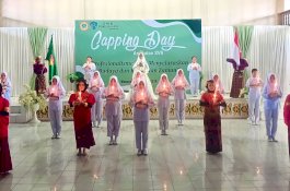 SMK Darussalam Gelar Tradisi Caping Day sebelum Masuk Masa Praktik