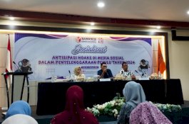Bawaslu Barru Sosialisasi Antisipasi Hoaks Pemilu 2024